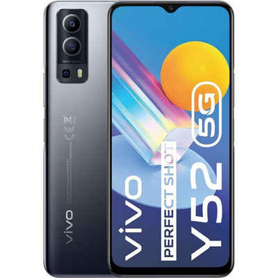 Vivo Y52 5G 128 GB / 4 GB - Smartphone - graphite black Smartphone (6,6 Zoll, 128 GB Speicherplatz, 64 MP Kamera)