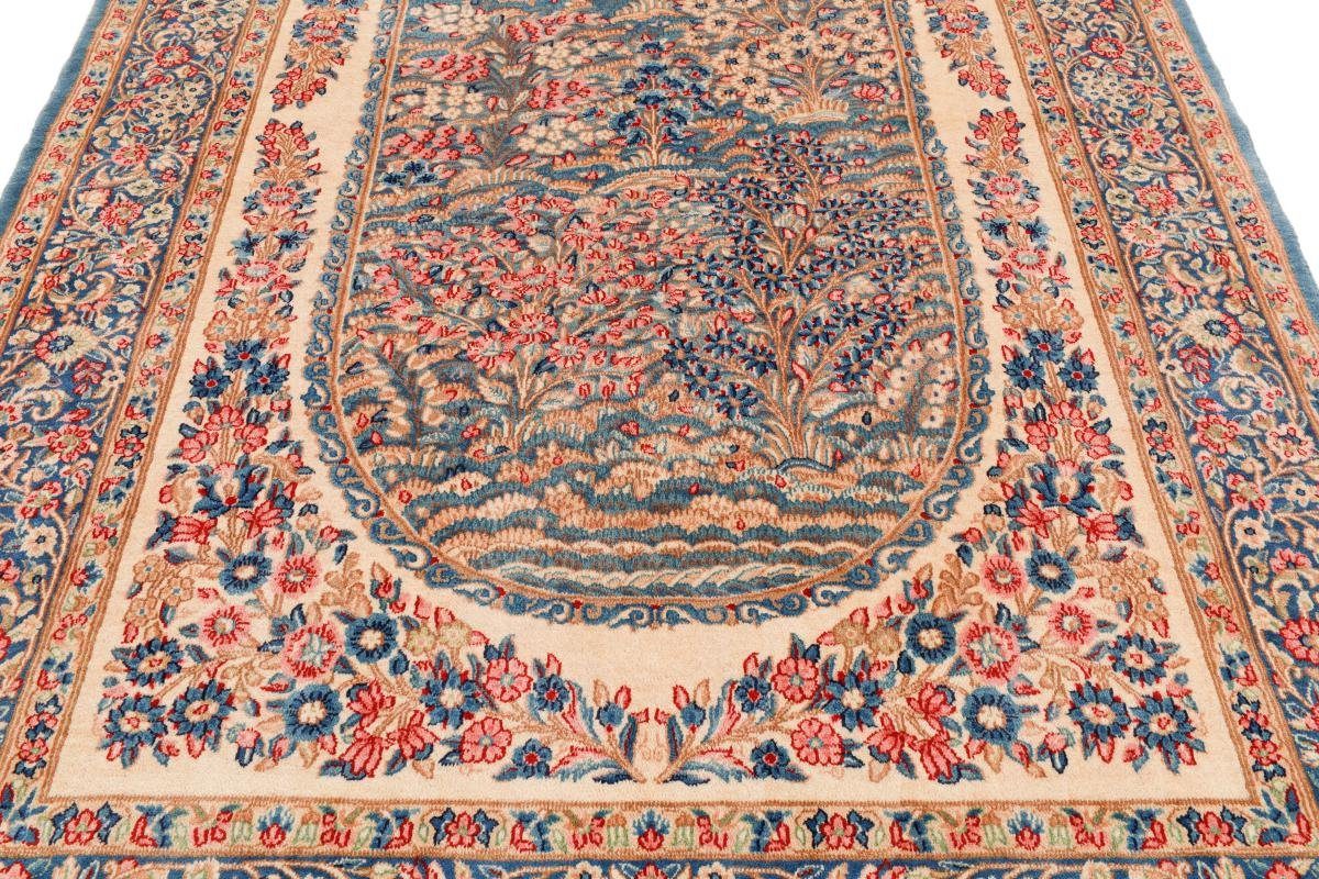 Orientteppich Kerman rechteckig, Perserteppich, 146x243 mm Trading, Lawar Handgeknüpfter Orientteppich 12 Nain / Höhe