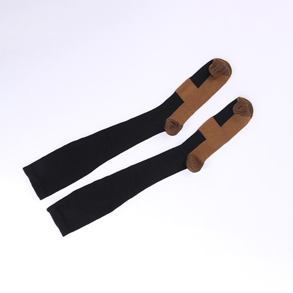 Yin Yang-weiß Feuchtigkeitsableitende Fußball-Druckstrümpfe, Blusmart Elastische, und Socken C Stützkniestrümpfe