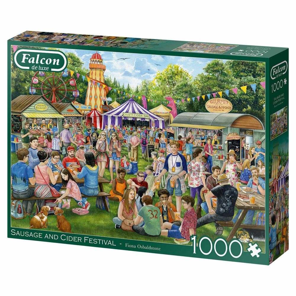 Festival and Cider Spiele Jumbo Puzzleteile Falcon Sausage Teile, 1000 1000 Puzzle