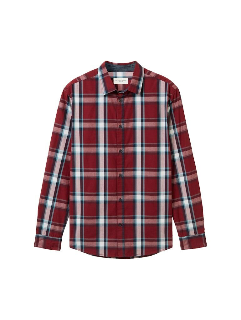 TOM TAILOR Karohemd KaroHemd für Herren (1-tlg) günstig online kaufen