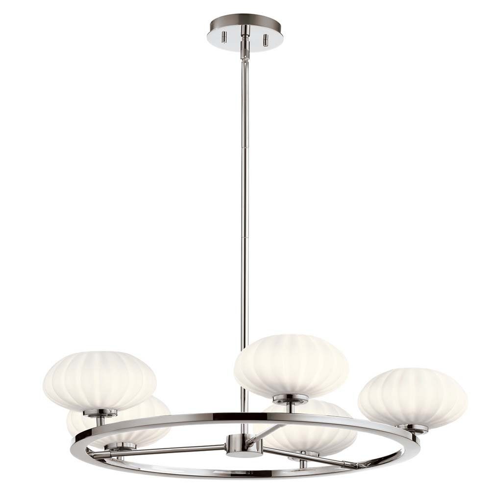 Elstead LIGHTING LED Pendelleuchte, Leuchtmittel nicht inklusive, Hängeleuchte Deckenlampe Badezimmerlampe LED Pendellampe Chrome