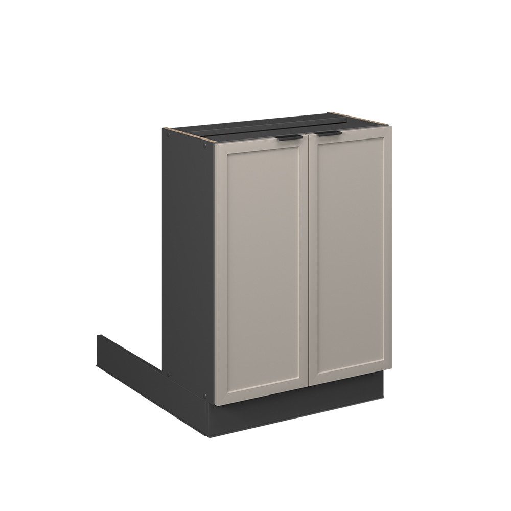 Vicco Unterschrank Fame-Line, GrauBeige/Anthrazit, 60 cm günstig online kaufen