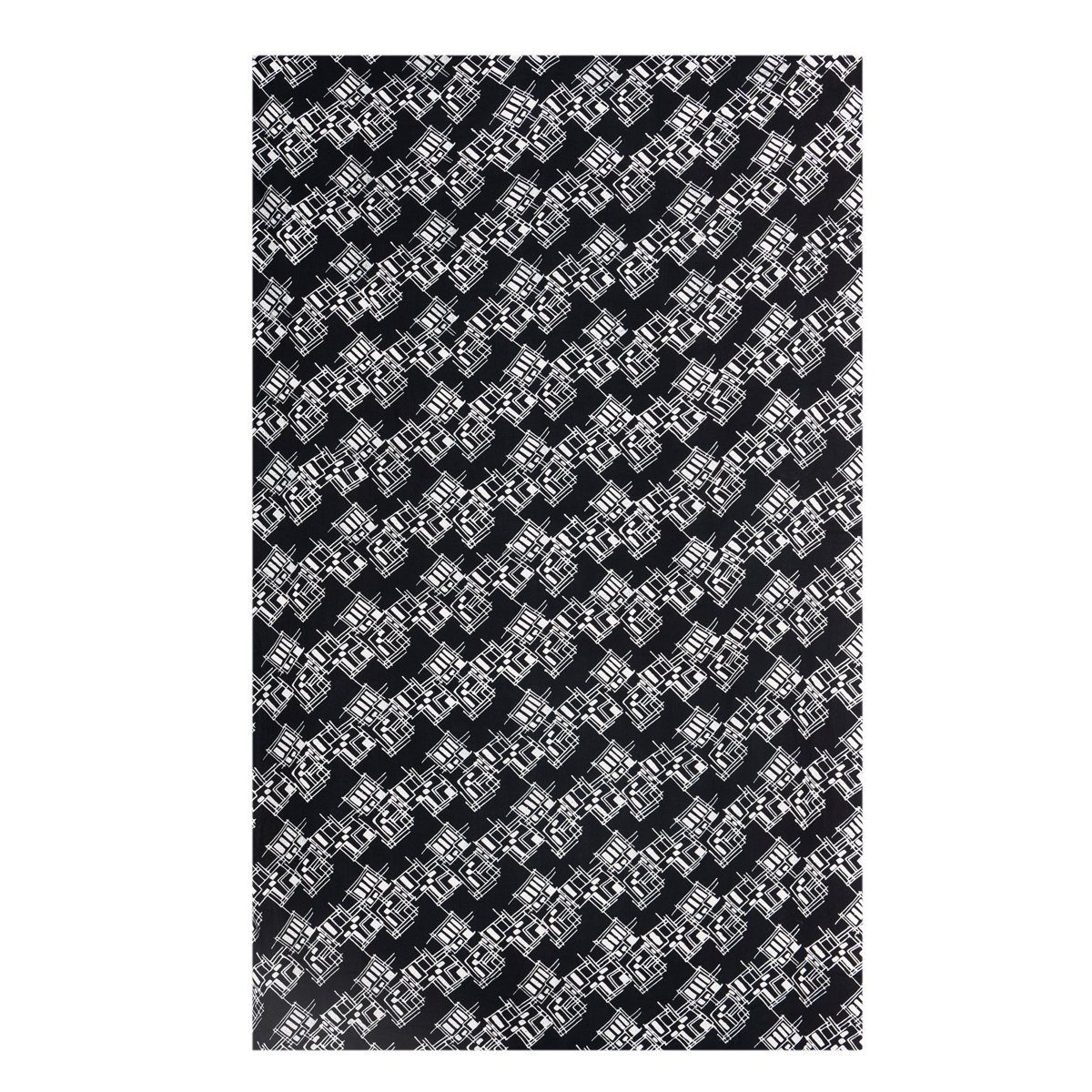 rectangle wunderbar Wachsbatik aus ob für Halstuch Sarong Schultertuch, black B902 Strandtuch weicher egal jede Wickelkleid Schal als PANASIAM oder Jahreszeit Viskose