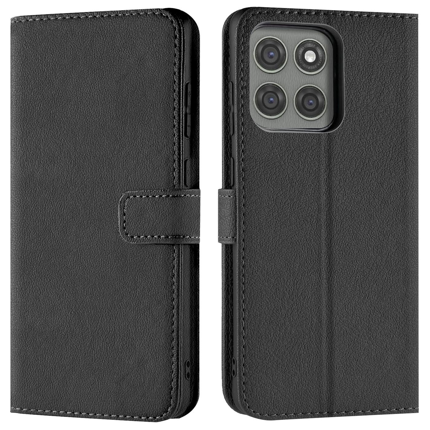 CoolGadget Handyhülle Book Case Handy Tasche für Motorola Edge 60 Pro 6,67 Zoll, Hülle Klapphülle Flip Cover für Motorola G34 5G Schutzhülle stoßfest