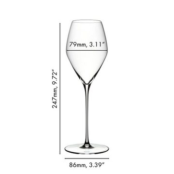 RIEDEL THE WINE GLASS COMPANY Weinglas Veloce Rosé Weingläser 347 ml 2er Set, Glas