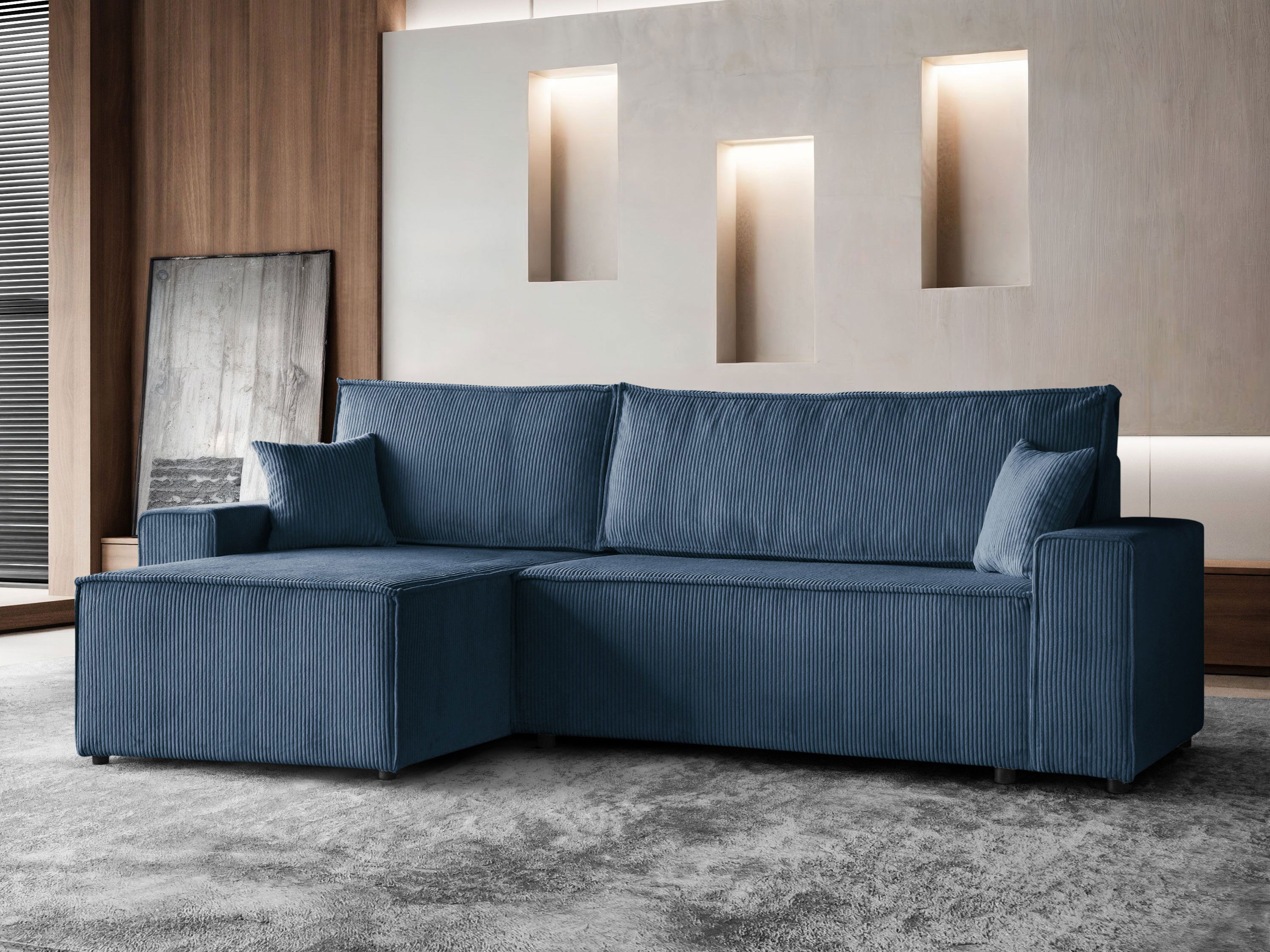 Beautysofa Ecksofa im Cordstoff HEKTOR, mit günstig online kaufen