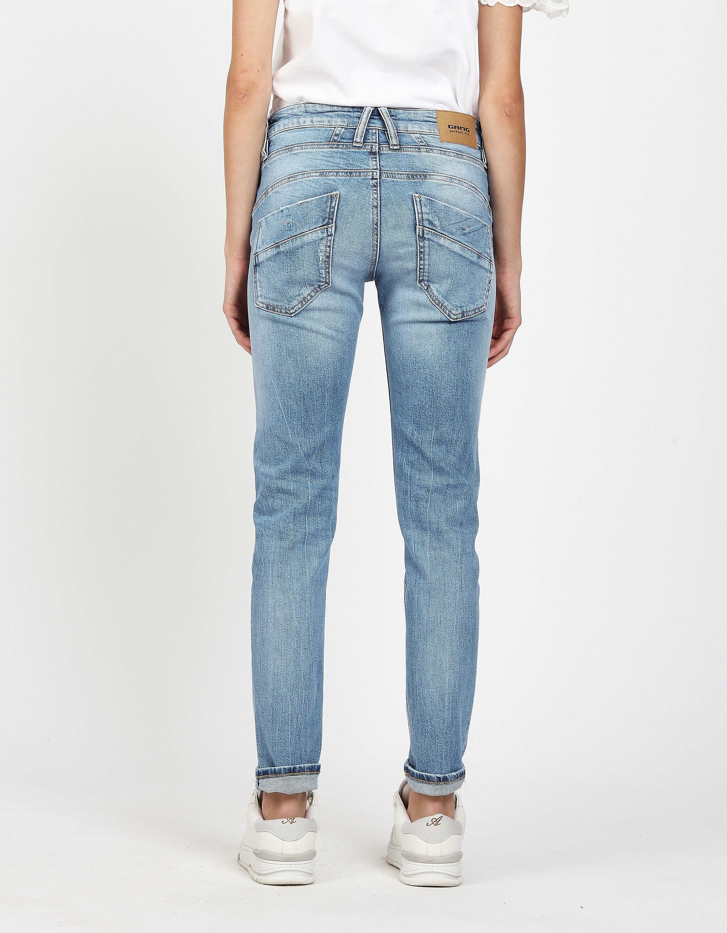 GANG Relax-fit-Jeans 94GERDA elastische Denimqualität für hohen Tragekomfort