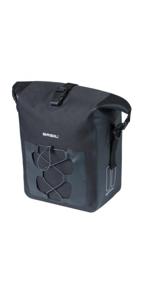 Basil Fahrradrucksack Basil Seitentasche Navigator Waterproof Single schwarz 25x14x34 cm 15l
