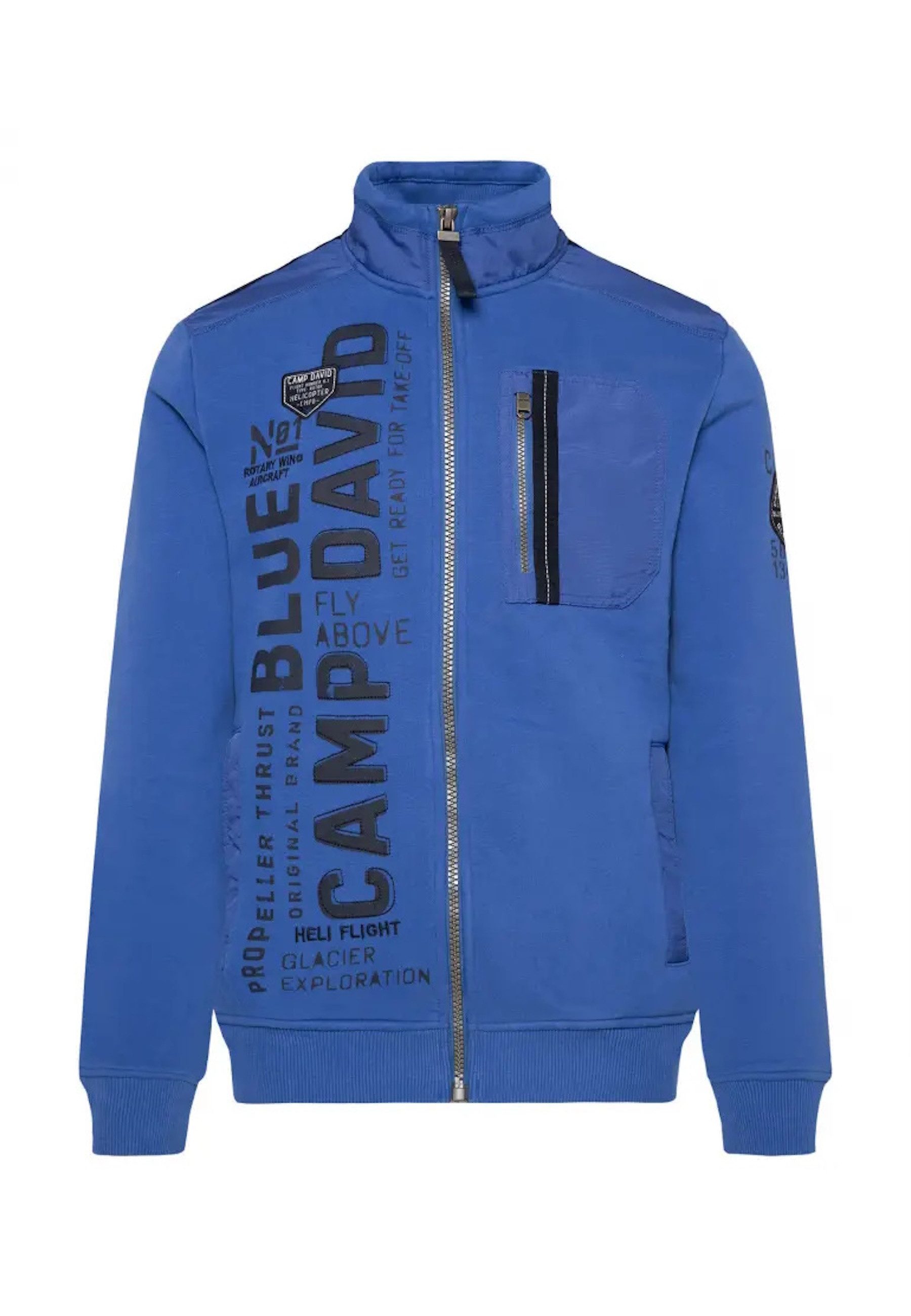 CAMP DAVID Sweatjacke Jacke HELI FLIGHT Sweatjacke (1-tlg)