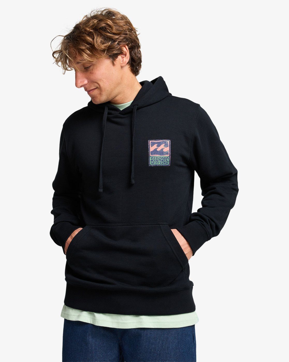 Billabong Kapuzensweatshirt STAMP PO sportlicher Stil, für Erwachsene, aus Baumwolle und Polyester