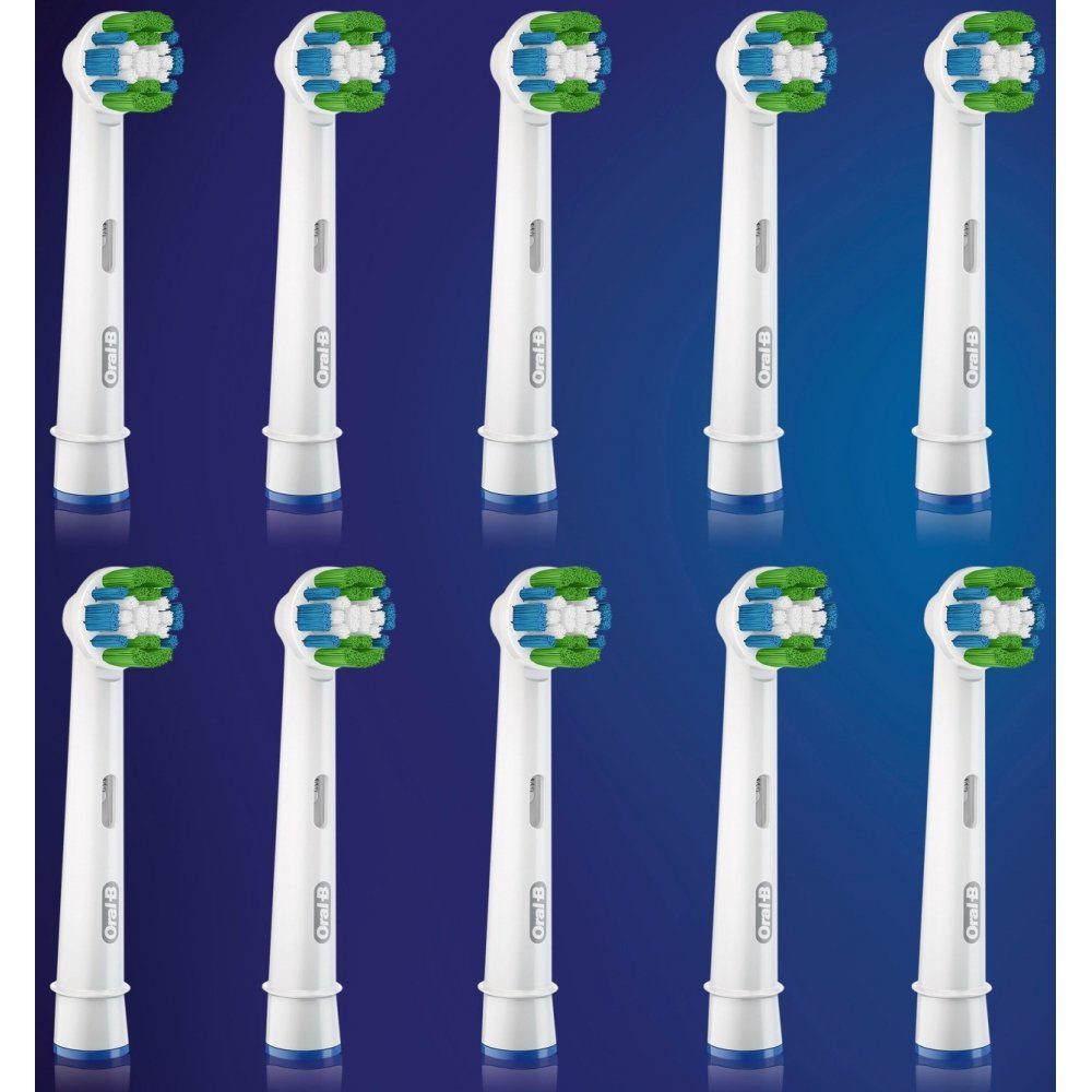 Oral-B Aufsteckbürsten Precision Clean, 10 Stück, Pro-Technologie: Perfekt  angewinkelte Borsten für überlegene Reinigung