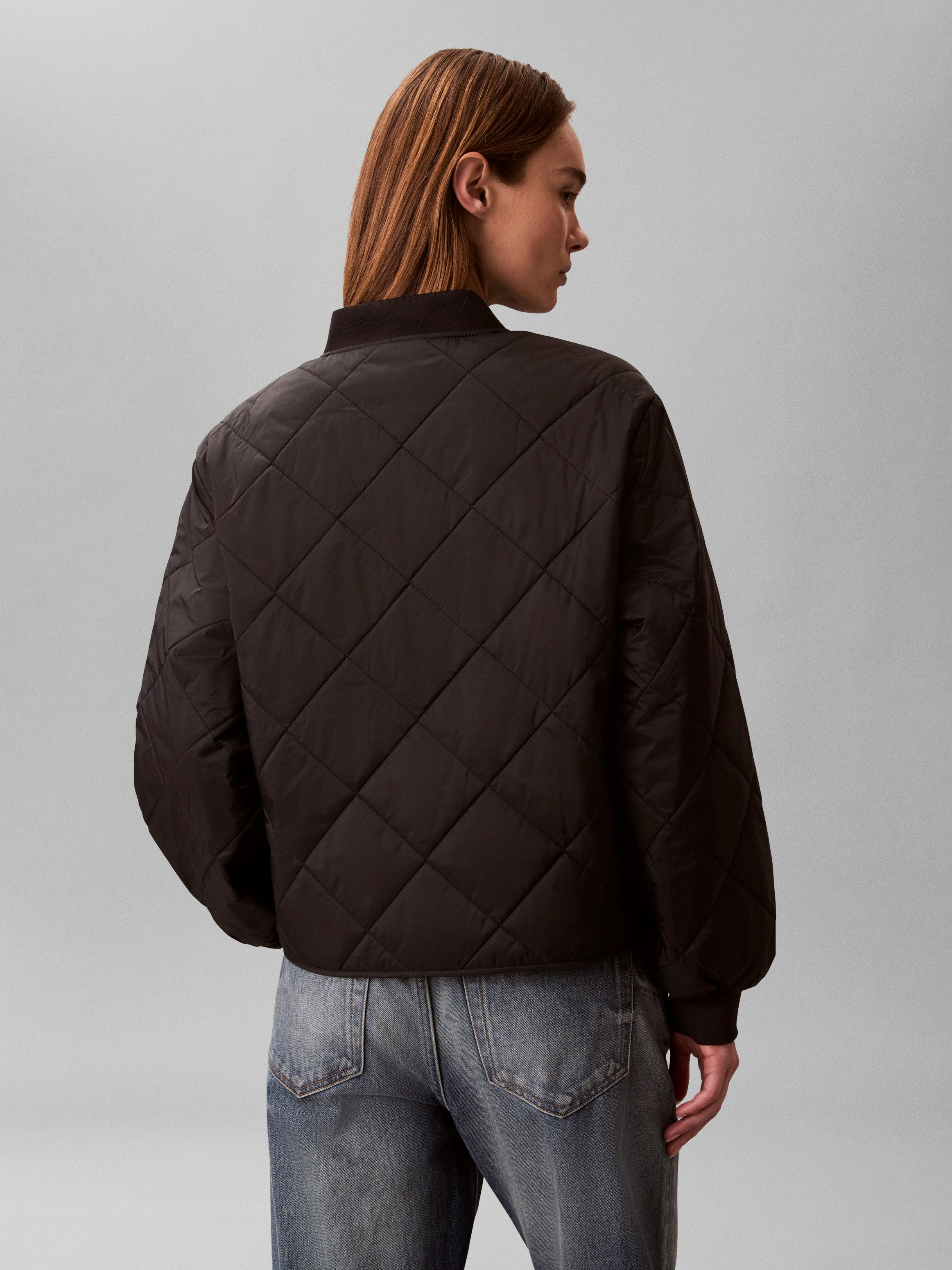 Calvin Klein Jeans Steppjacke Regular fit mit Rundhalsausschnitt günstig online kaufen
