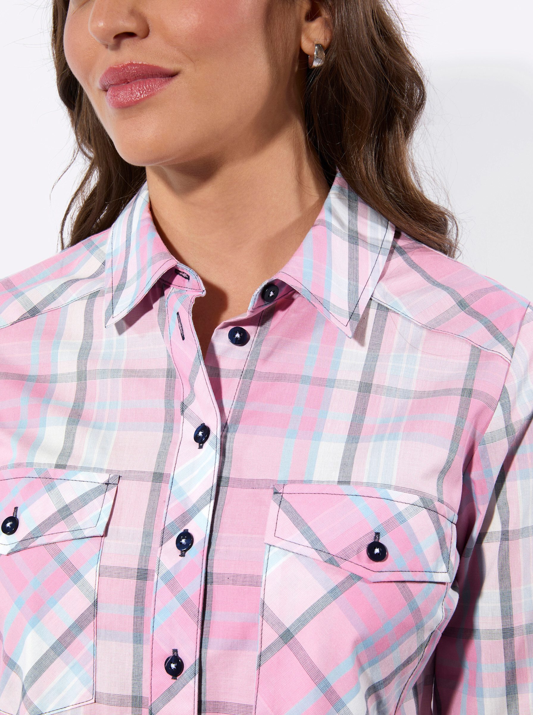 Witt Klassische Bluse Karobluse .