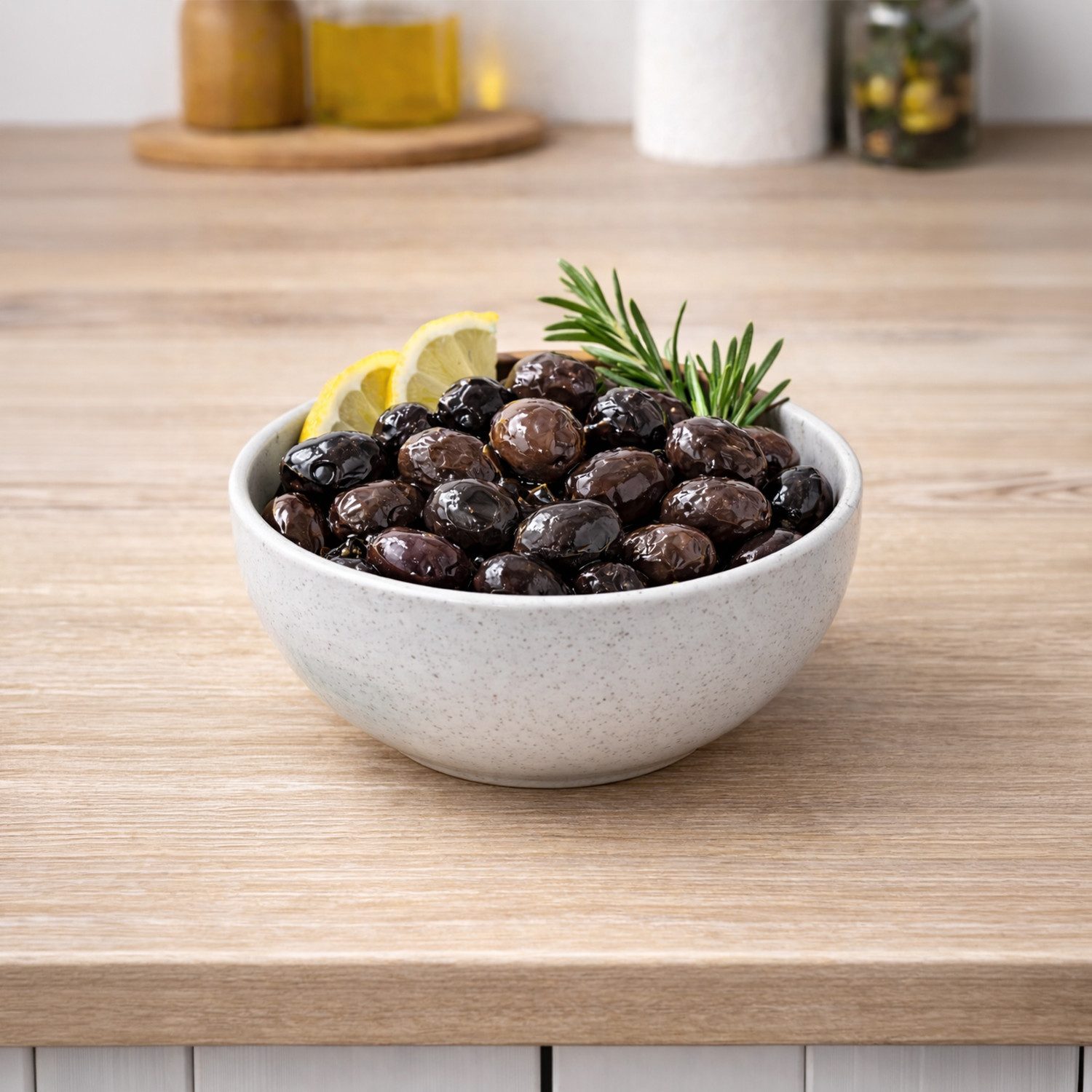 We_Natur Gemüsekonserve Große Schwarze Oliven – Natürlich & Aromatisch 700 g, 700 g, Natürlich, Neue Ernte
