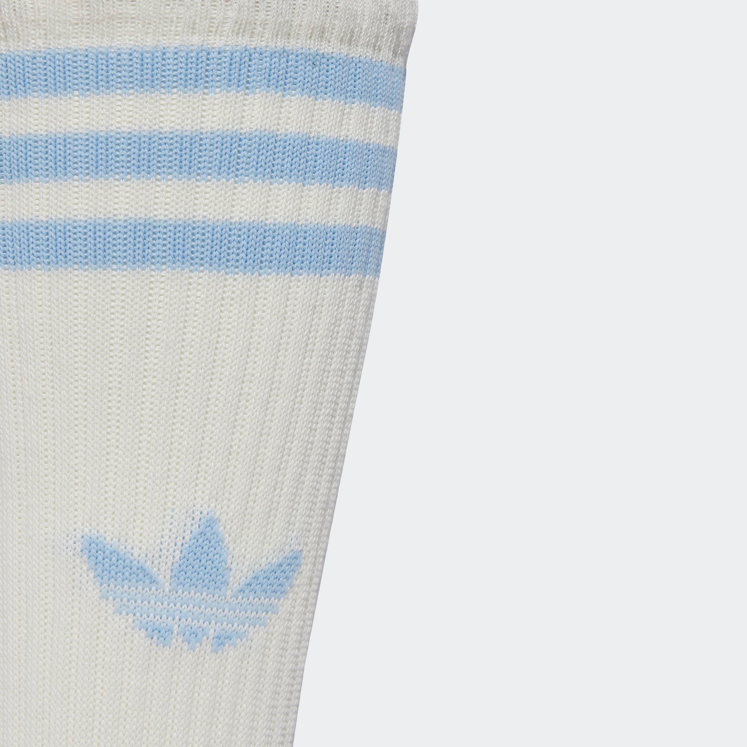 adidas Originals Sportsocken 3-STREIFEN HIGH CREW, 3 PAAR (3-Paar) wadenlange Passform, 3er-Pack, für Erwachsene