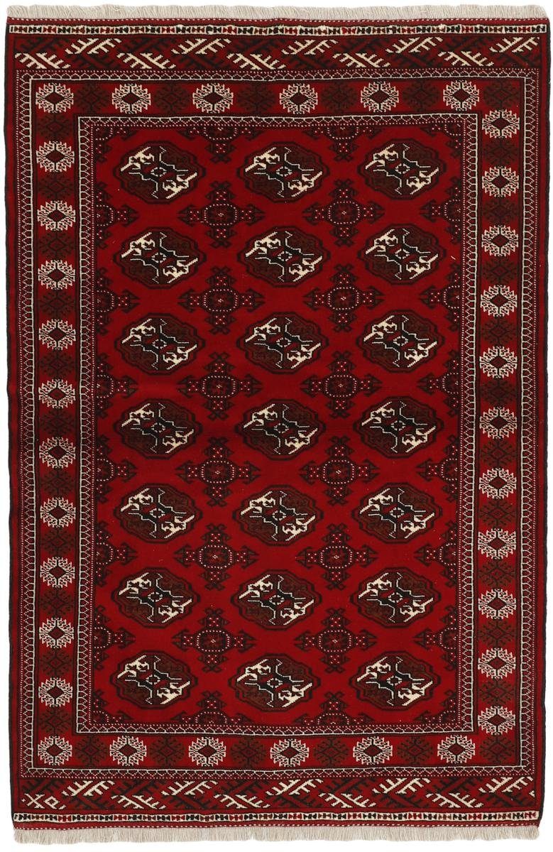 Orientteppich Perserteppich, Trading, Handgeknüpfter / mm Nain rechteckig, 137x202 Höhe: 6 Turkaman Orientteppich