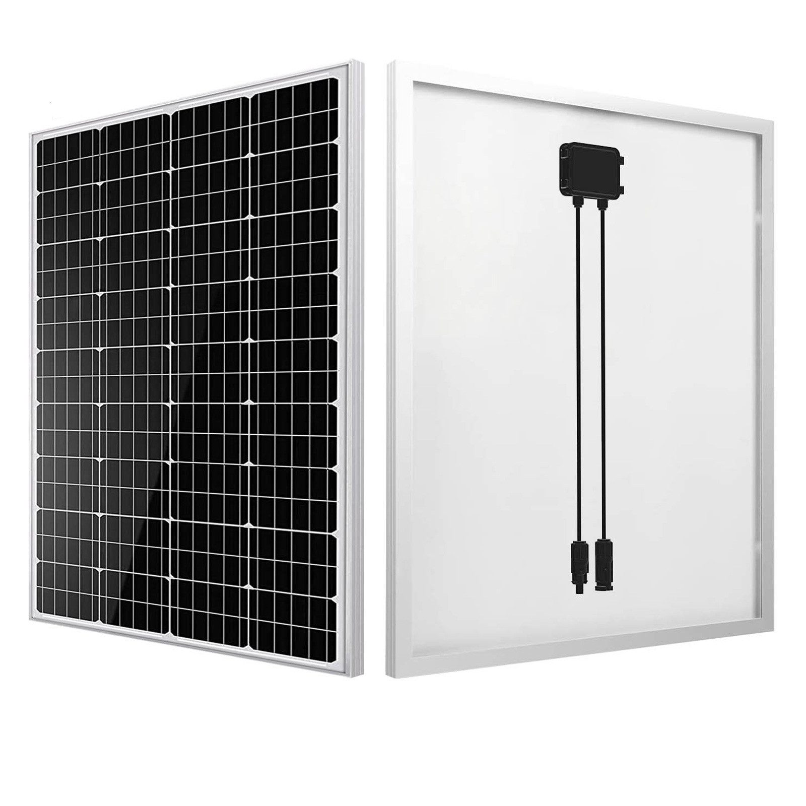 GLIESE Solarmodul Monokristallin Soalrpanel 12 V für Balkonkraftwerke Wohnmobile, 120 W, Monokristallin, (1-St), IP65, Erweiterbar durch Serien- und Parallelschaltung
