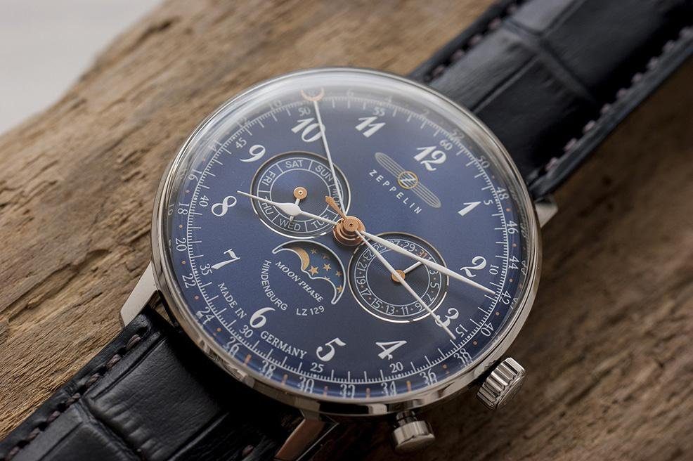 ZEPPELIN Multifunktionsuhr LZ 129 Hindenburg Moonphase günstig online kaufen
