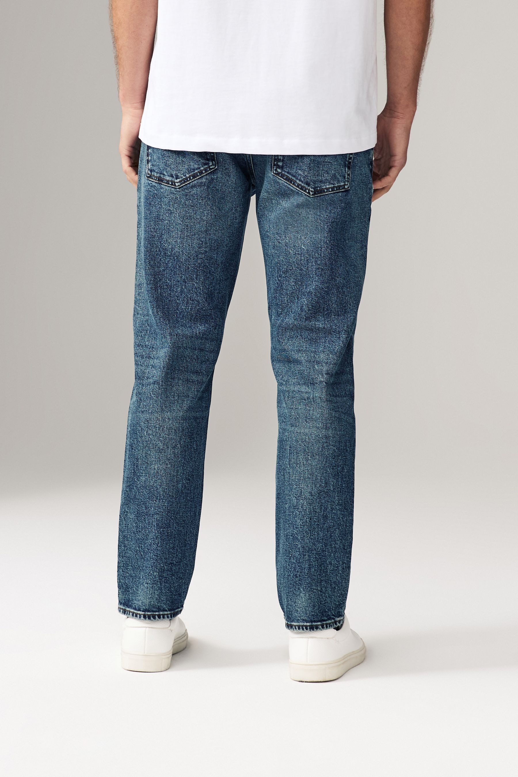 Next Slim-fit-Jeans Authentische Slim Fit Stretchjeans im Vintage-Look (1-t günstig online kaufen