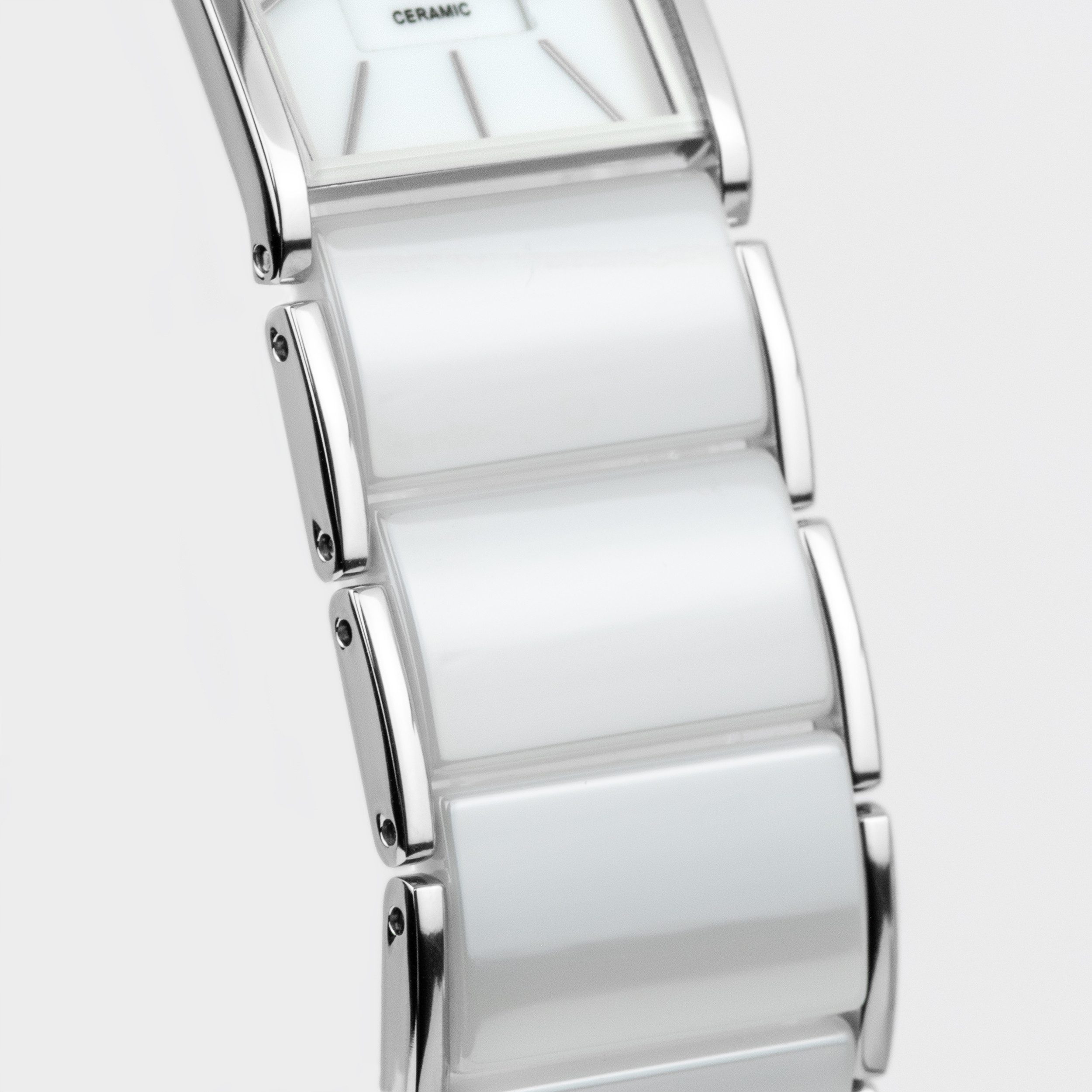 Jacques Lemans Quarzuhr Dublin 1-2214B, Armbanduhr, Damenuhr, Keramik, analog