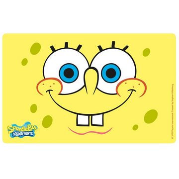 United Labels® Lunchbox Spongebob Schwammkopf Brotdose Lunchbox mit Trennwand, Kunststoff (PP)