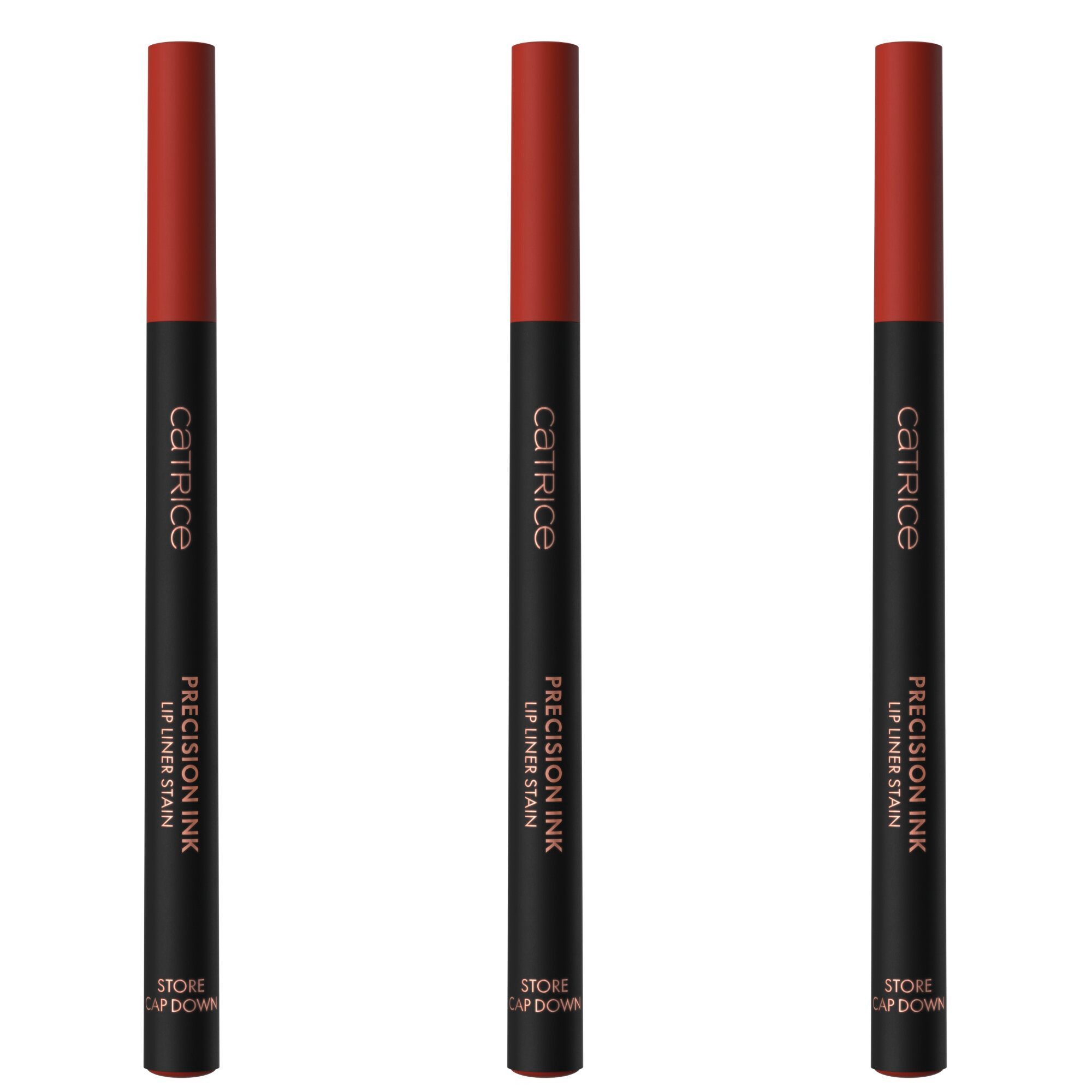 Catrice Lipliner Precision Ink Lip Liner Stain, 3-tlg.