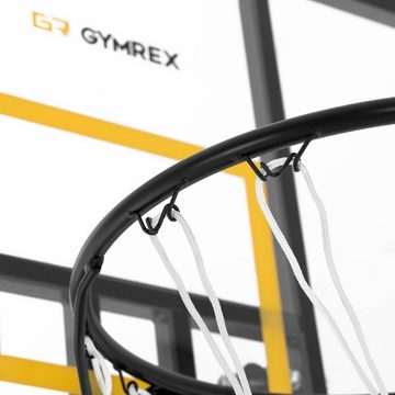 Gymrex Basketballständer Basketballkorb mit Ständer Basketballanlage wetterfest Korbanlage 230