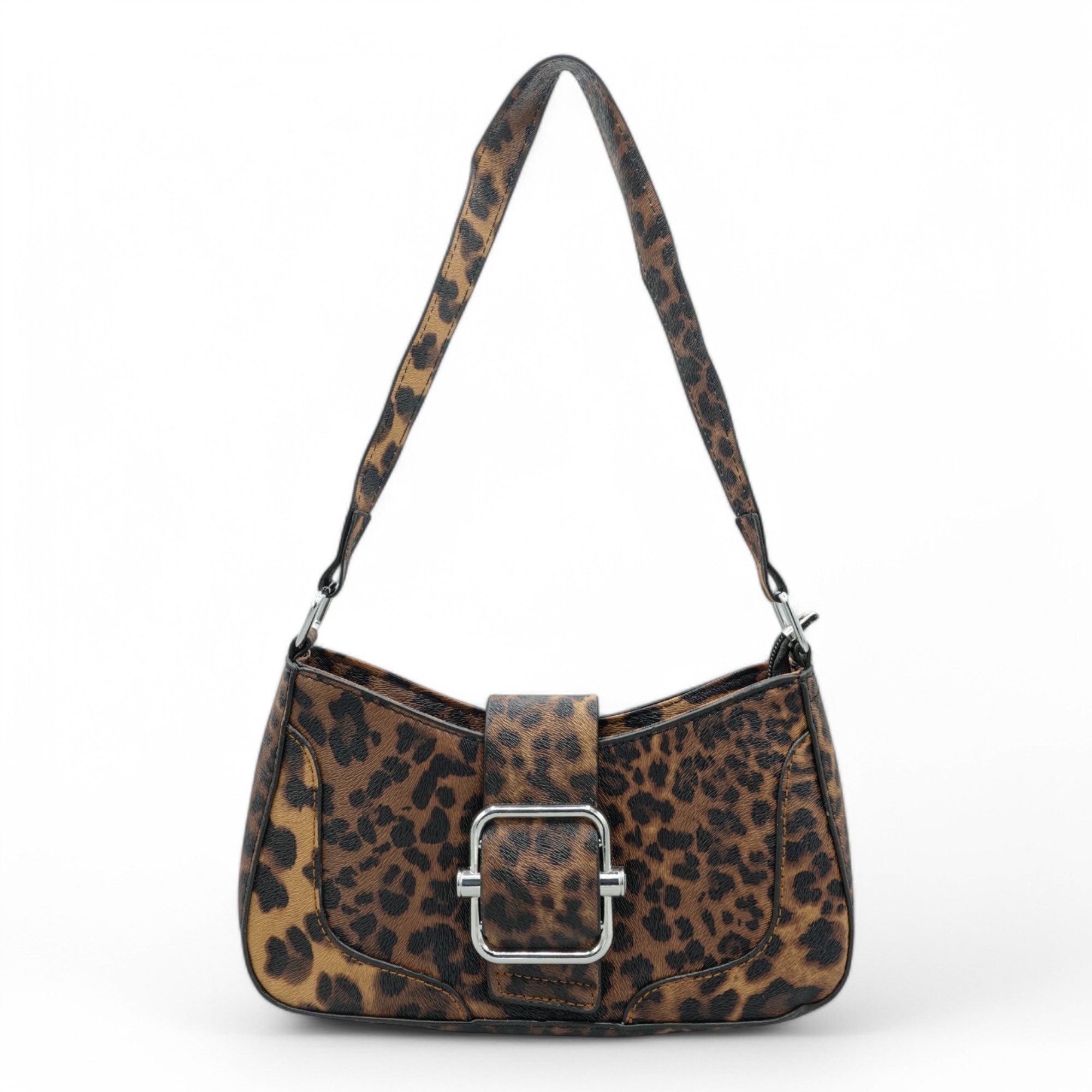 Eyecatcher Handtasche Glamouröse Schultertasche im Leoparden-Look günstig online kaufen