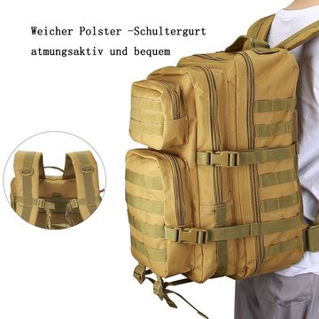 GelldG Rucksack Taktische Rucksack, Große Kapazität Armee Assault Pack Bag Rucksack