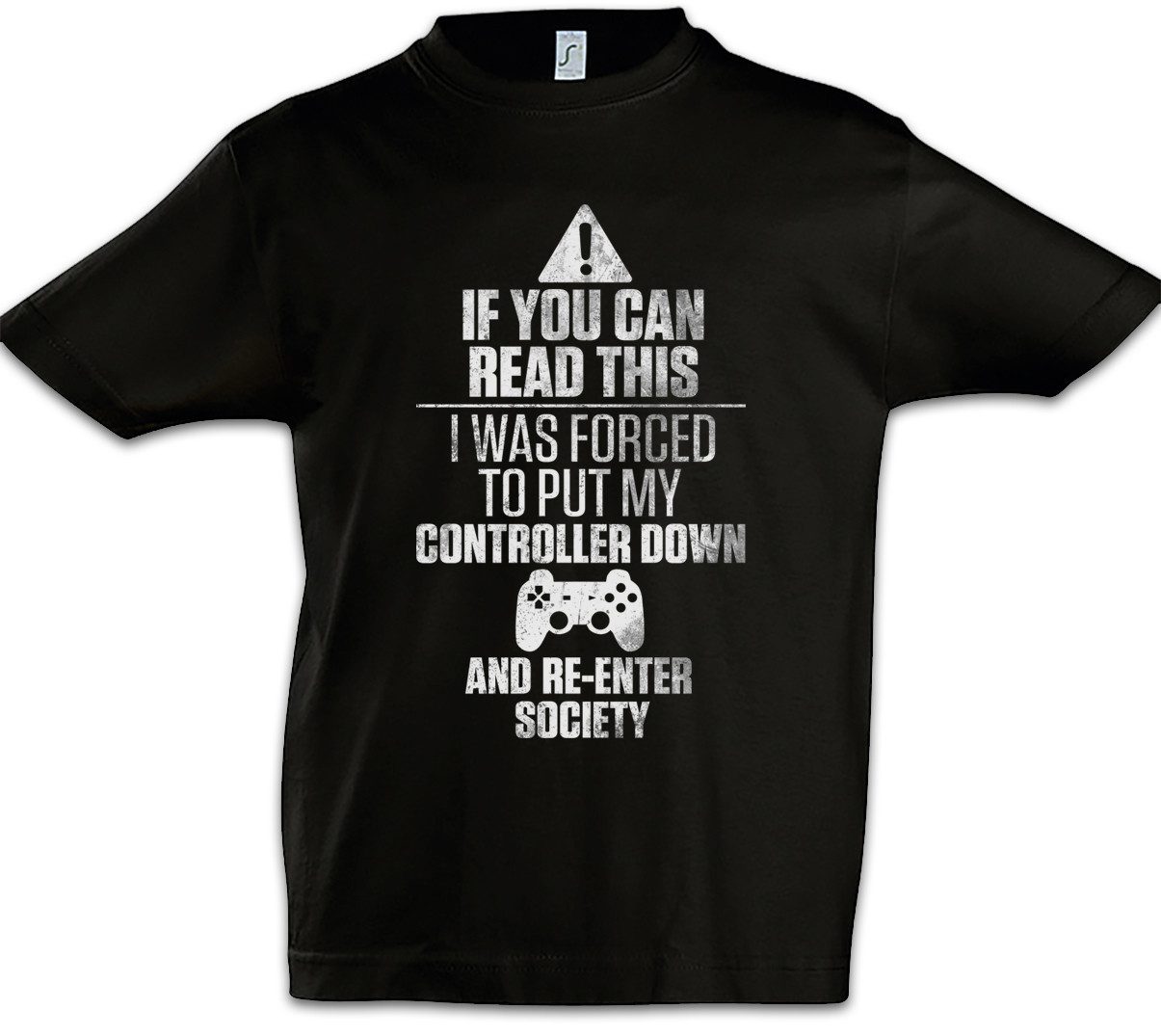 Print-Shirt If You Can Read This Kinder T-Shirt Gamer Games Gaming Video PC Admin