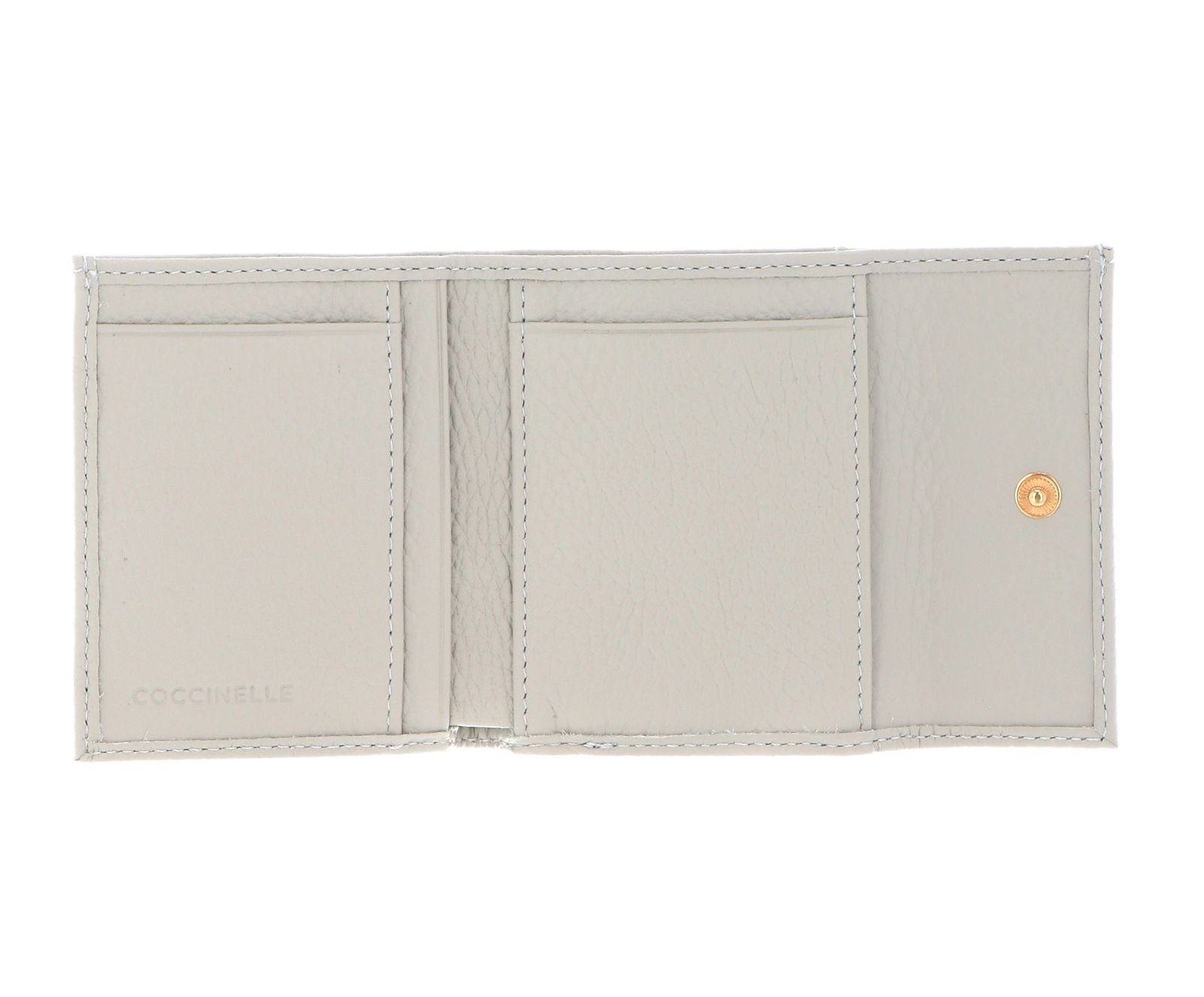 COCCINELLE Geldbörse Metallic Soft, aus echtem Rindsleder