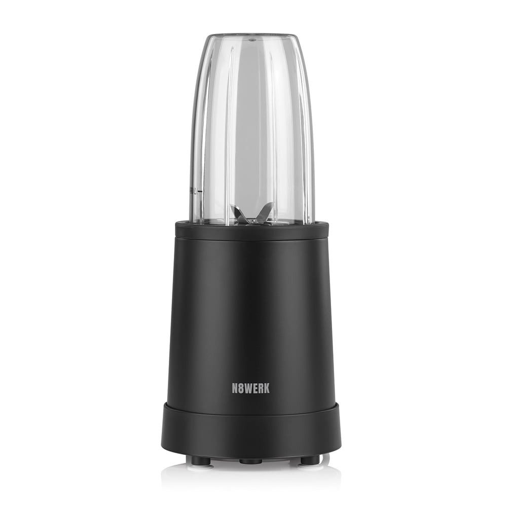 N8WERK Standmixer Smoothi Maker Milchshaker, 800 W, Nutrition Mixer schwarz