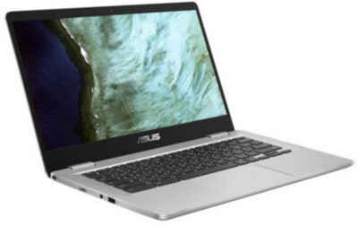 Asus ASUS C423NA-EB0462 Chromebook 36,56 cm (14) Full Notebook (Intel Celeron N3350, HD 500 Grafik, 64 GB HDD)