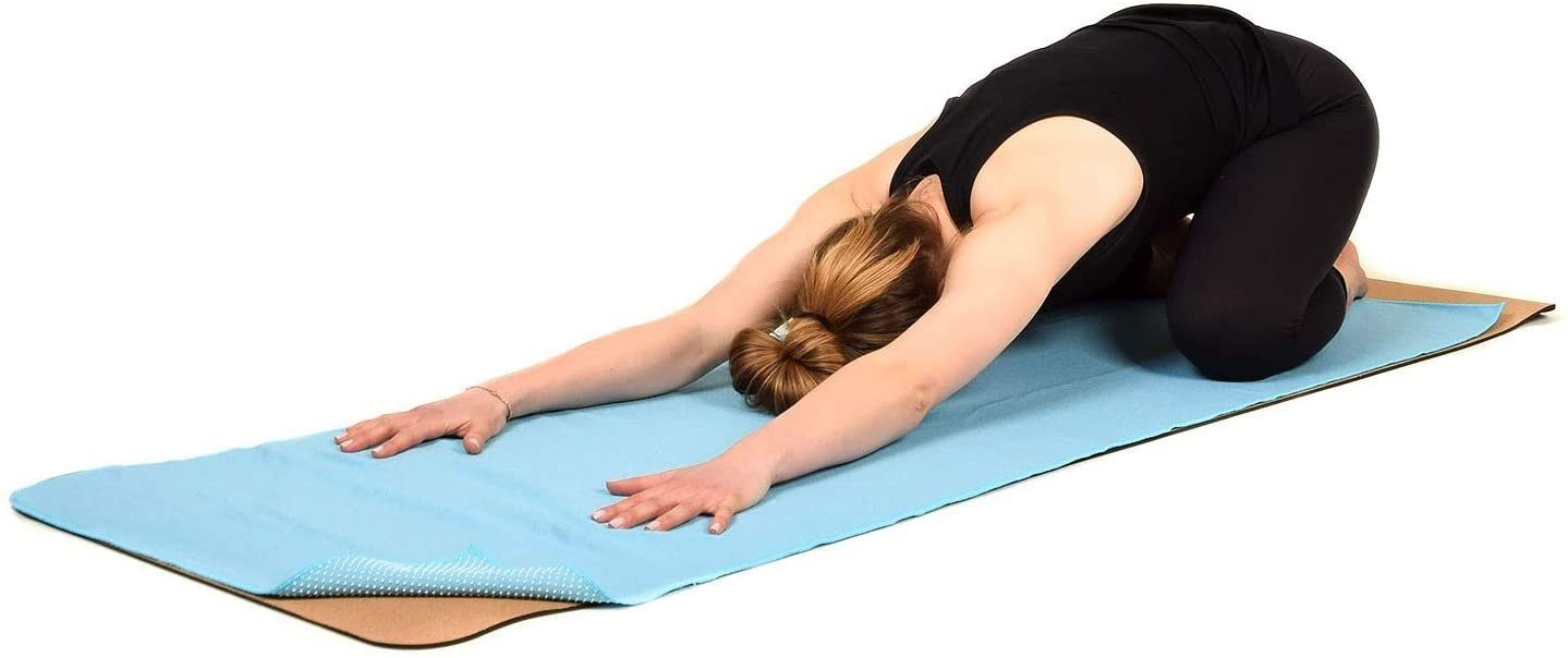 Pure Blau Sporthandtuch Improve YOGA, 2 Mikrofaser aus