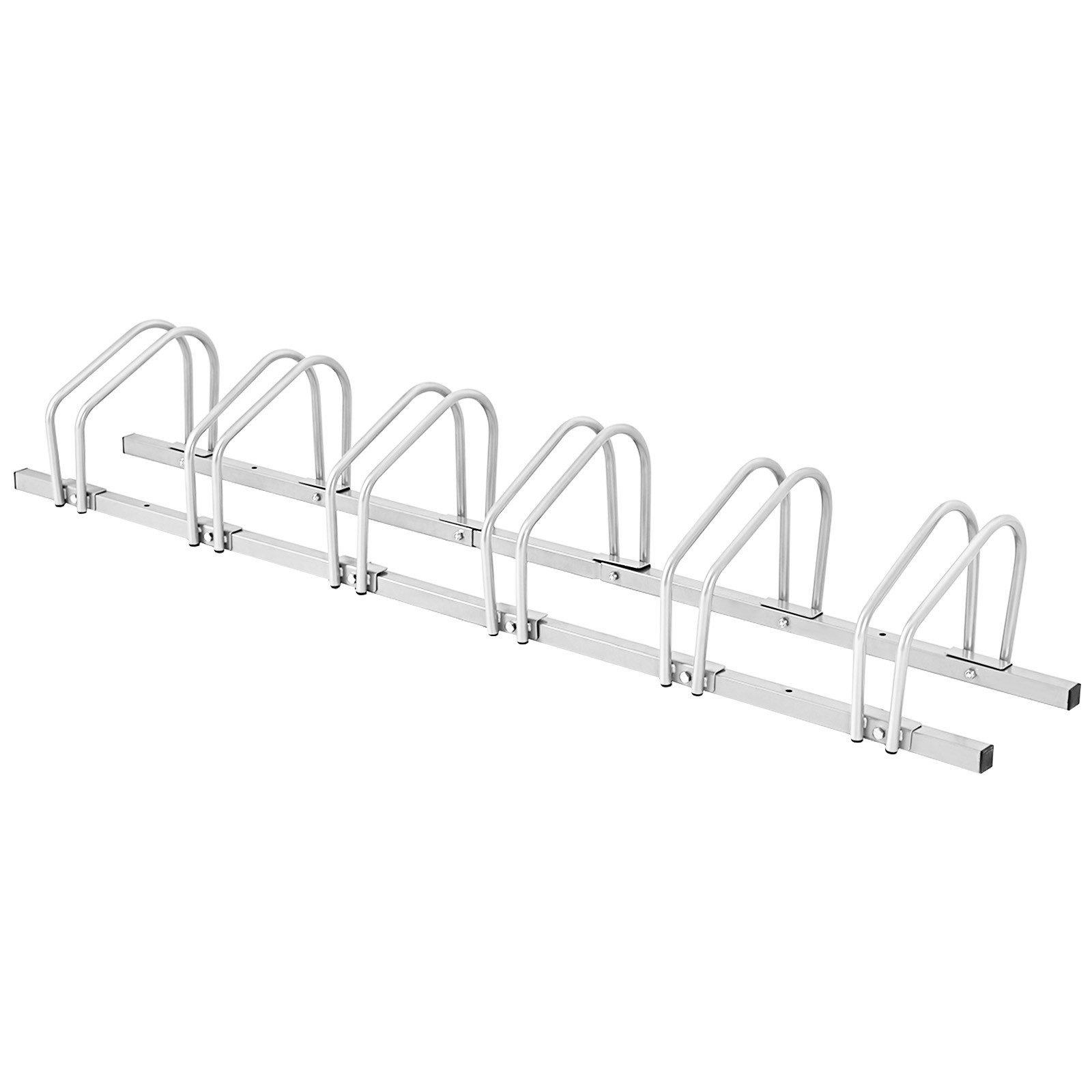 COSTWAY Fahrradständer Aufstellständer, mit 6 Fahrrad Stellplätze