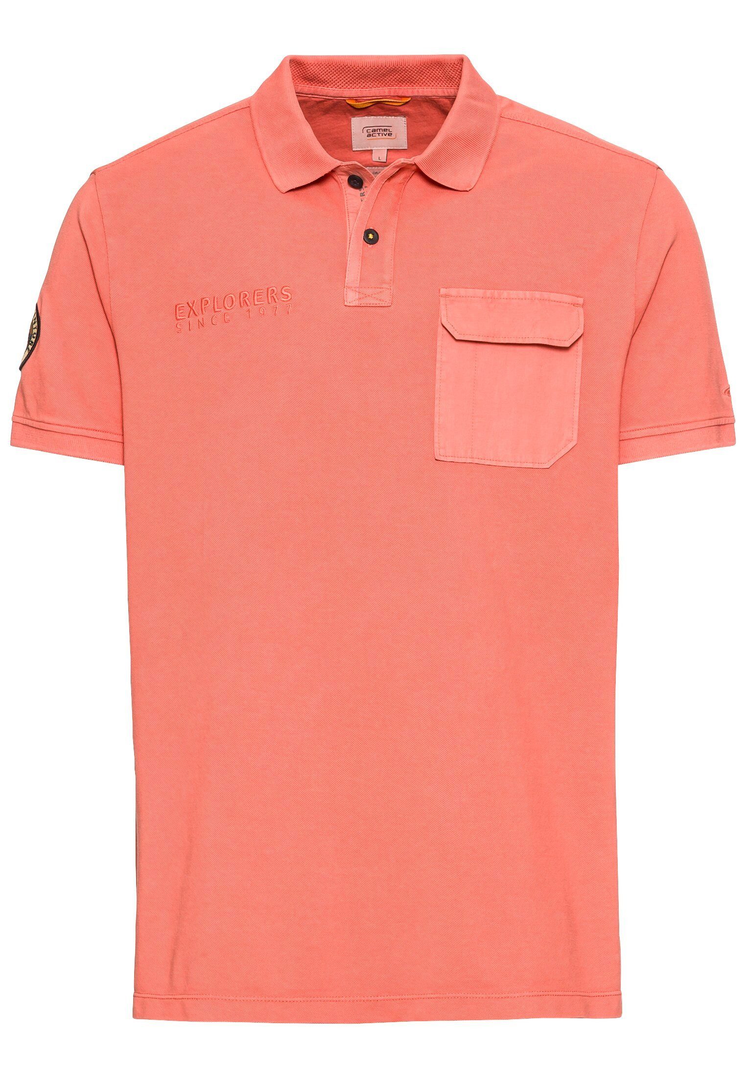 camel active Poloshirt aus zertifiziertem Organic günstig online kaufen