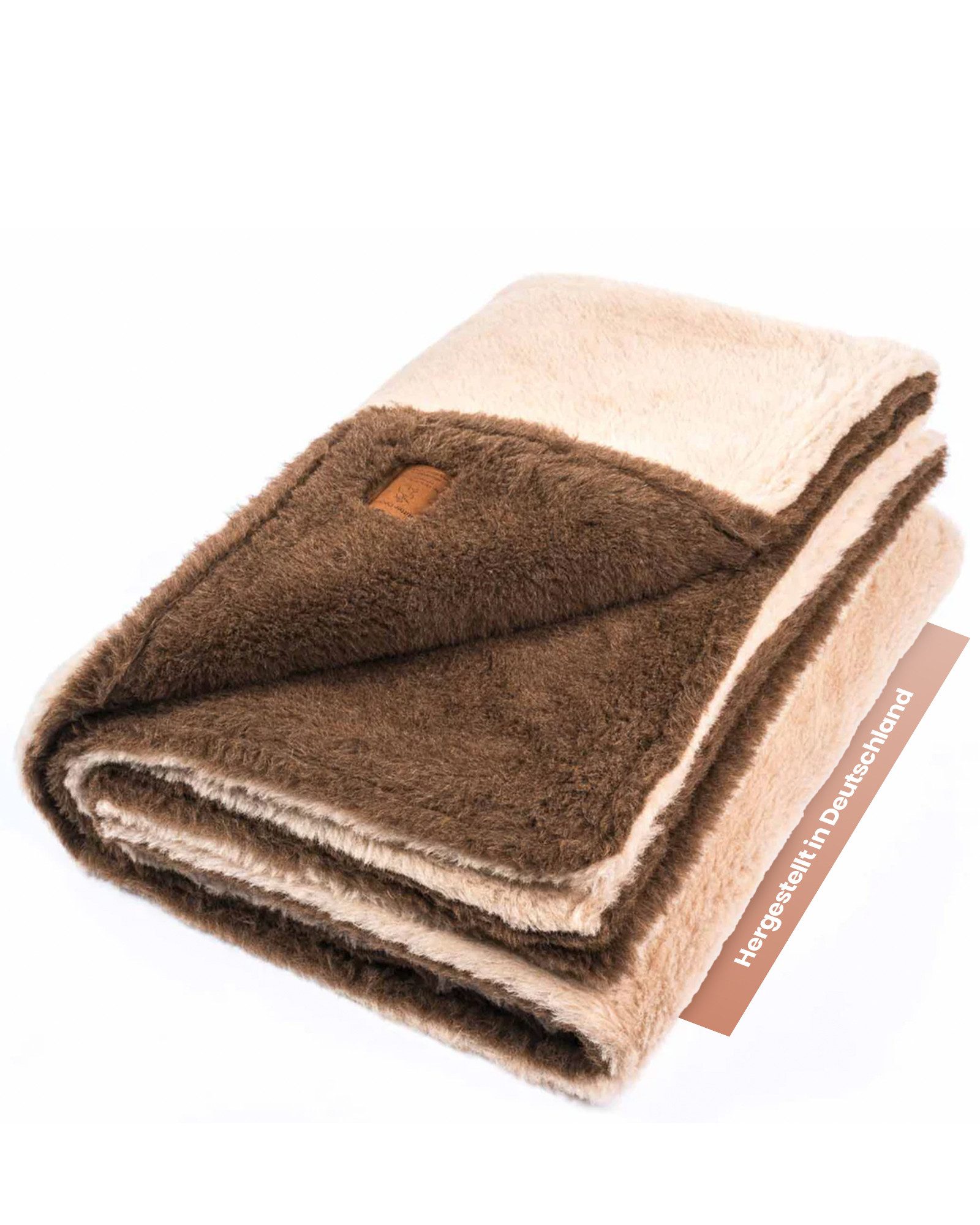 Wohndecke Voluminöse Alpakadecke La Paz aus Alpakawolle mit Wendeoptik, Rit günstig online kaufen