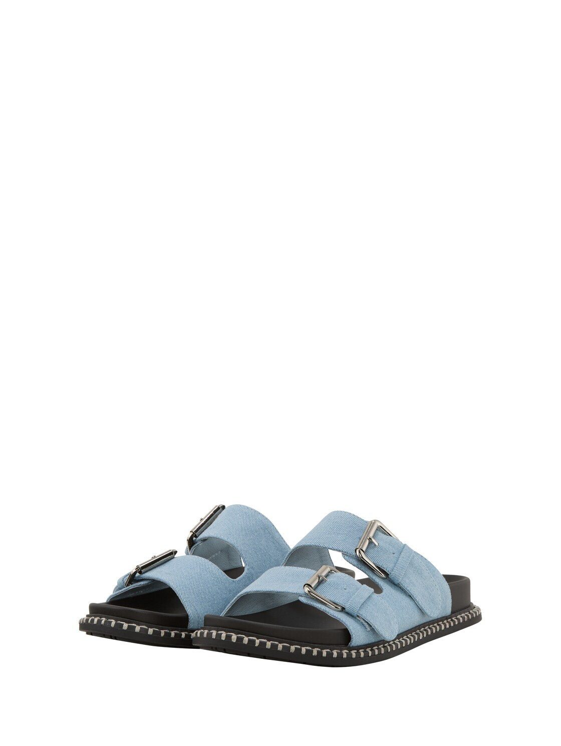 TOM TAILOR Shoes Licence Sandale (1-tlg) Flache Сандалии in Jeans-Optik