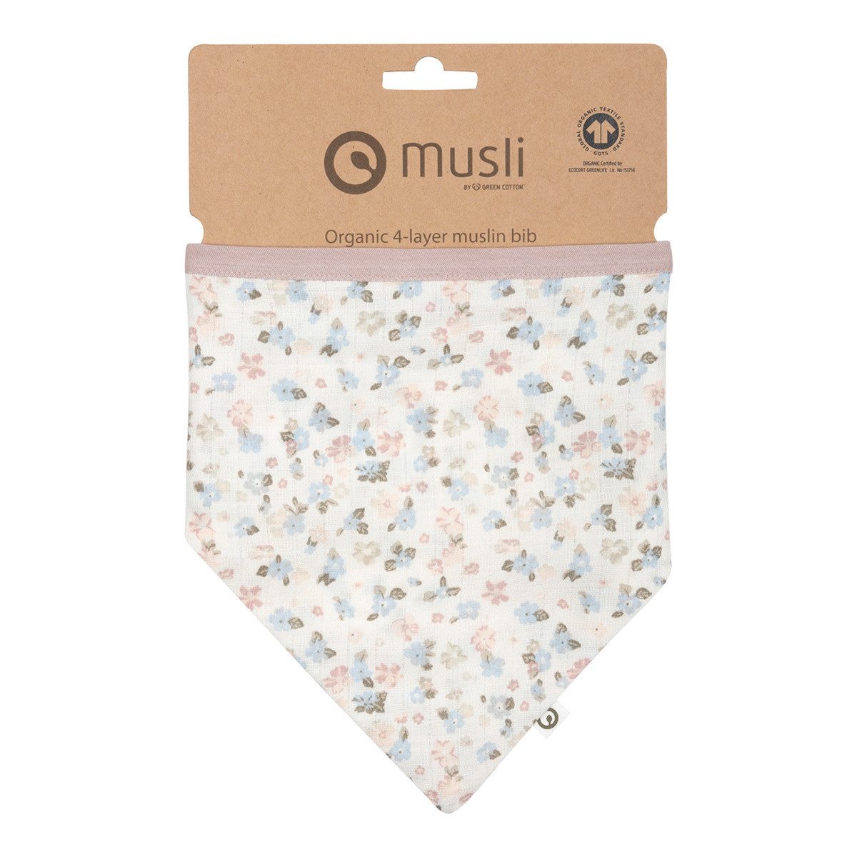 Müsli by GREEN COTTON Dreieckstuch 1573096500 Mädchen, Babyhalstuch, Lätzchen, Halstuch, Sabbertuch, Musselin Tuch