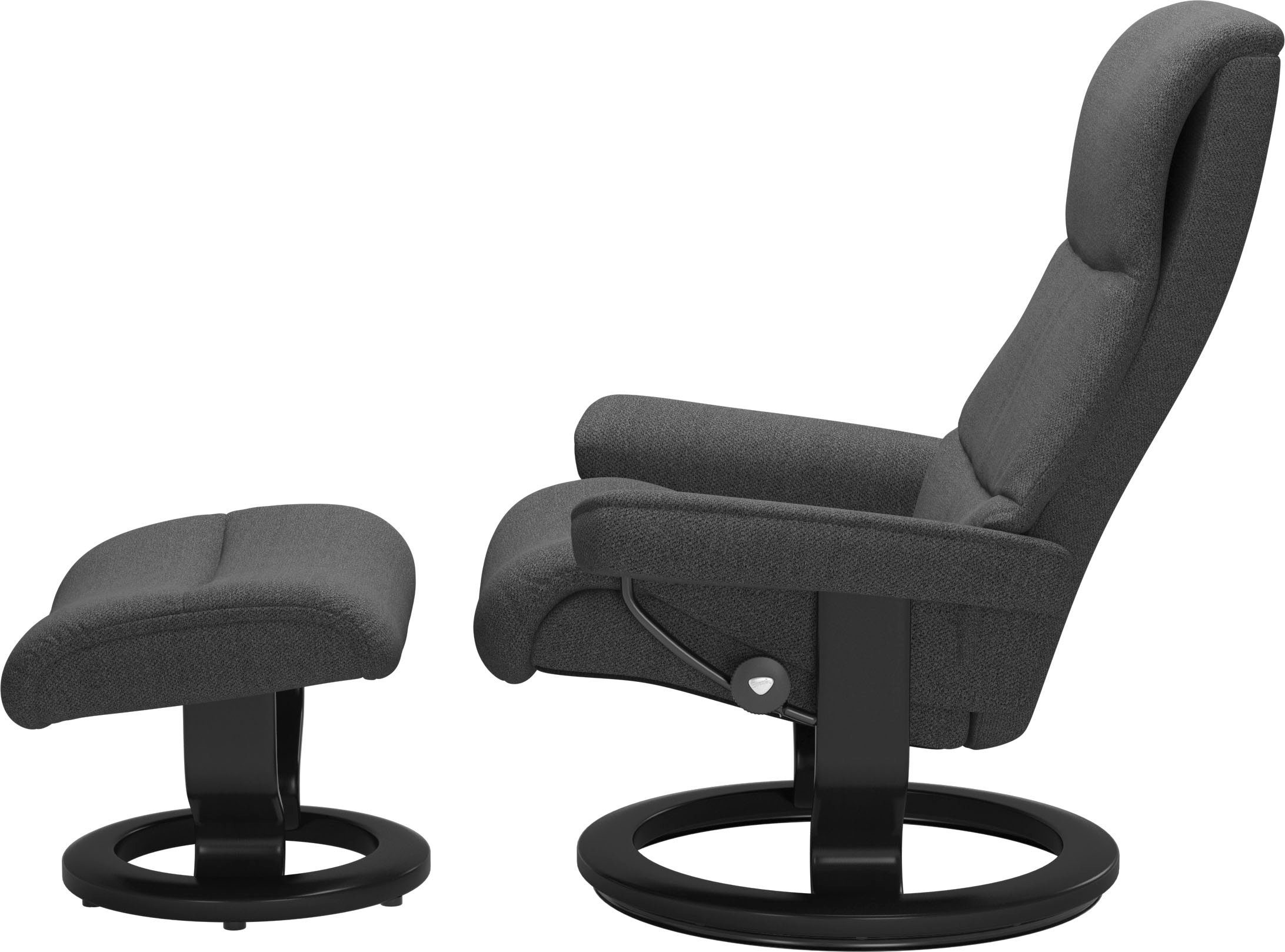 Stressless® Relaxsessel View, Base, Schwarz mit L,Gestell Größe Classic