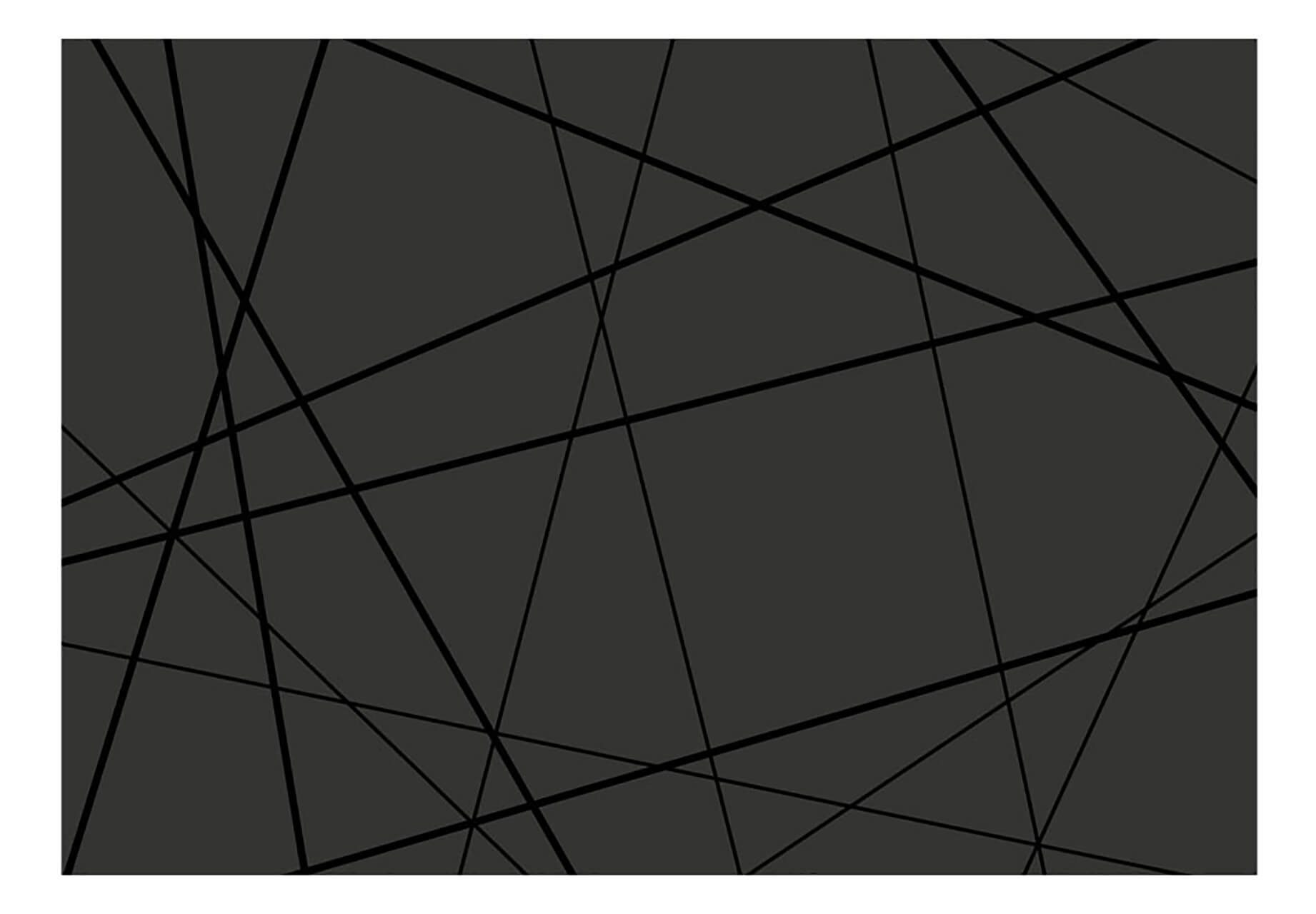 KUNSTLOFT Vliestapete Play of Lines 3.5x2.45 m, halb-matt, lichtbeständige Design Tapete