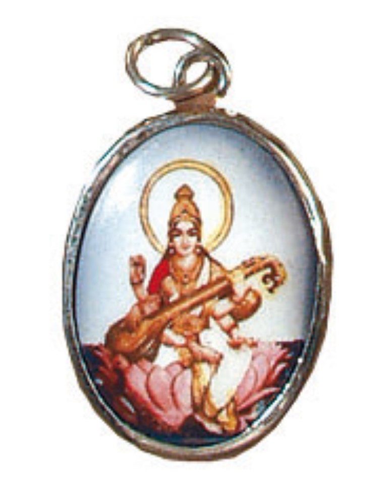 Kette mit Anhänger Spiritanhänger "Saraswati"