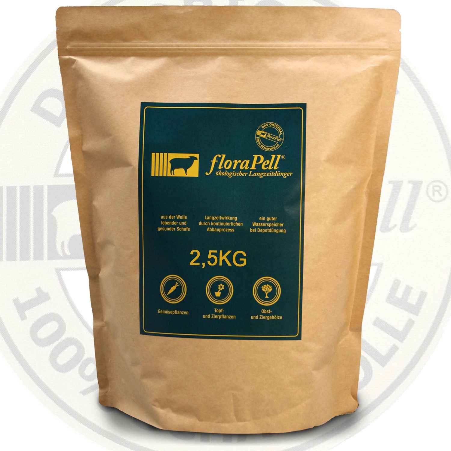 Langzeitdünger floraPell® ökologischer Pflanzenünger 2,5kg Beutel
