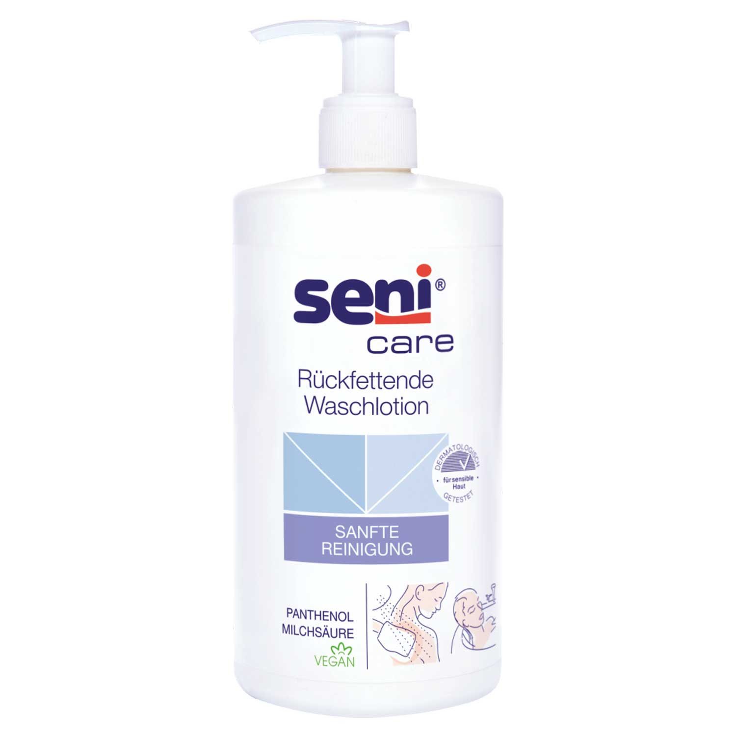 seni Körperlotion Seni Care Reinigende und Rückfettende Waschlotion 12x500 ml