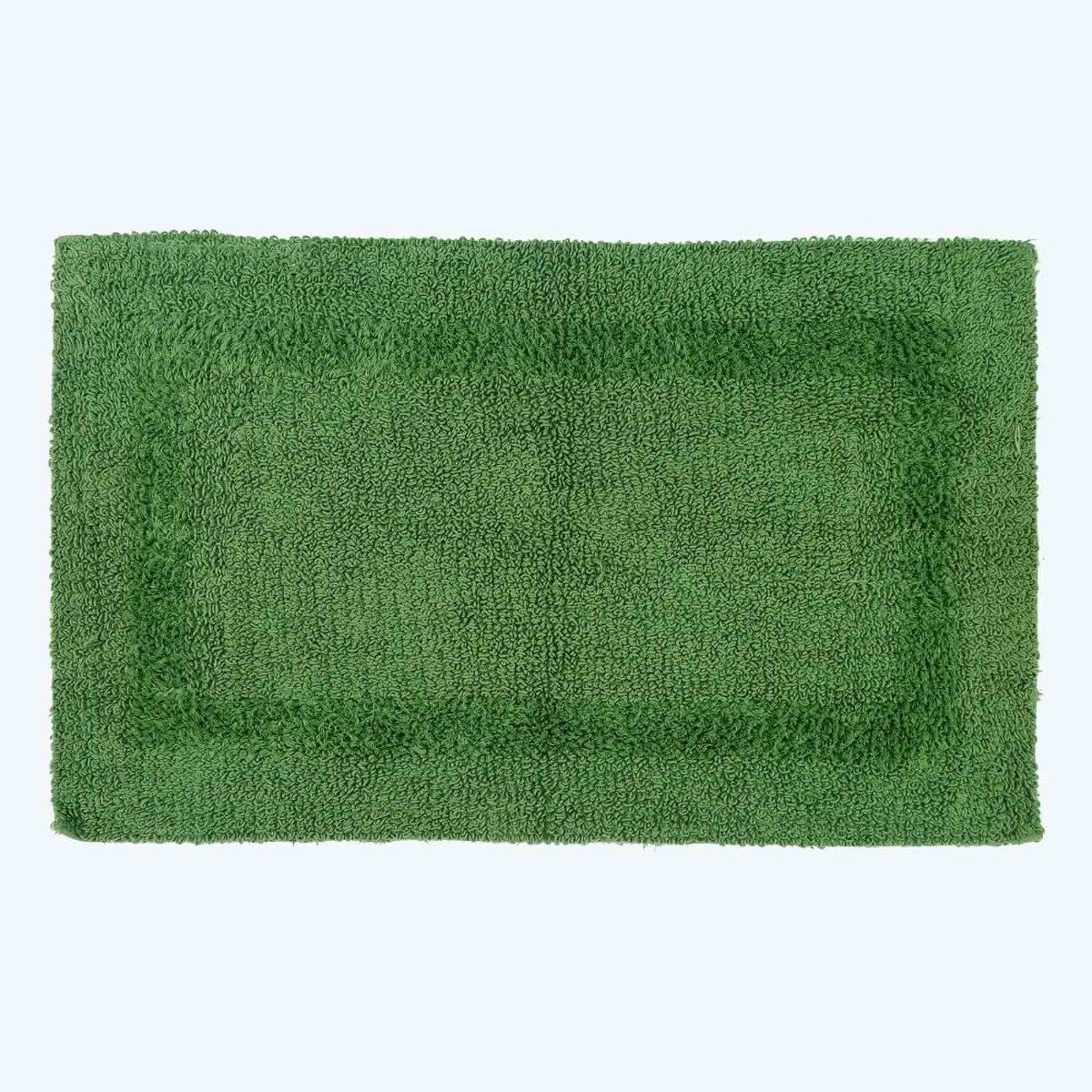 Homescapes Badematte 2-tlg. Badgarnitur flaschengrün aus günstig online kaufen