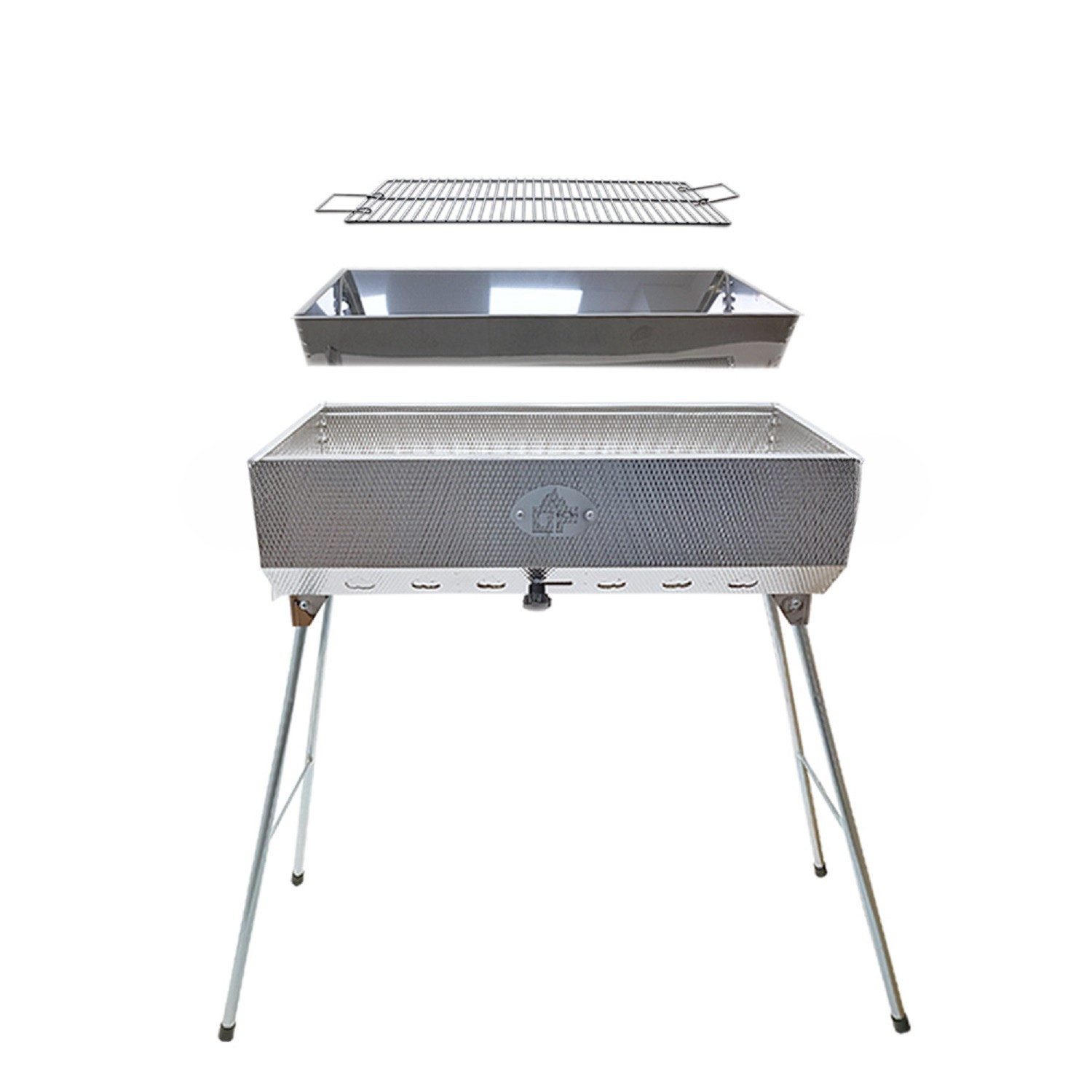 Grillpeter Holzkohlegrill Mangal Taschkent Schaschlikgrill Edelstahl rostfrei