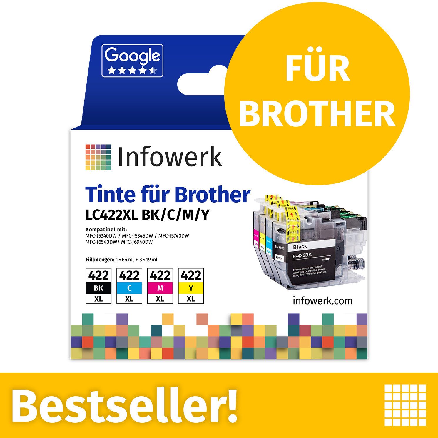 Infowerk Tintenpatrone (3-tlg)