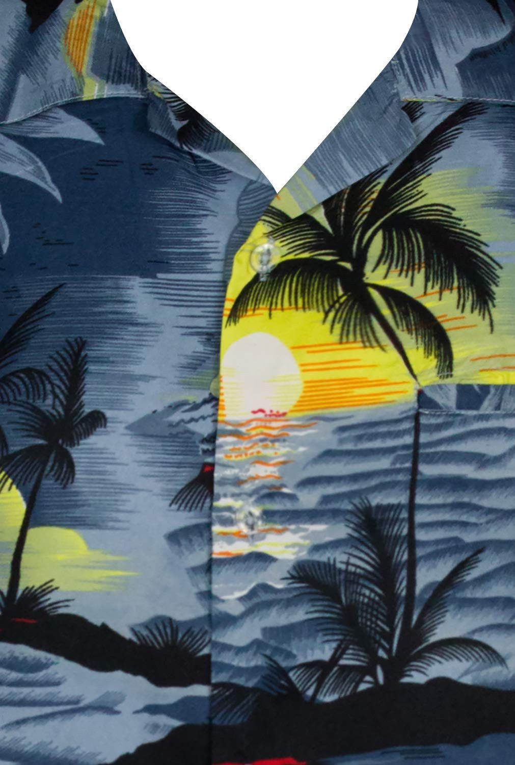 King Kameha Hawaiihemd Surf Kids Funky Hawaii-Hemd Kinder Kurzarm Front-Tasche Unisex