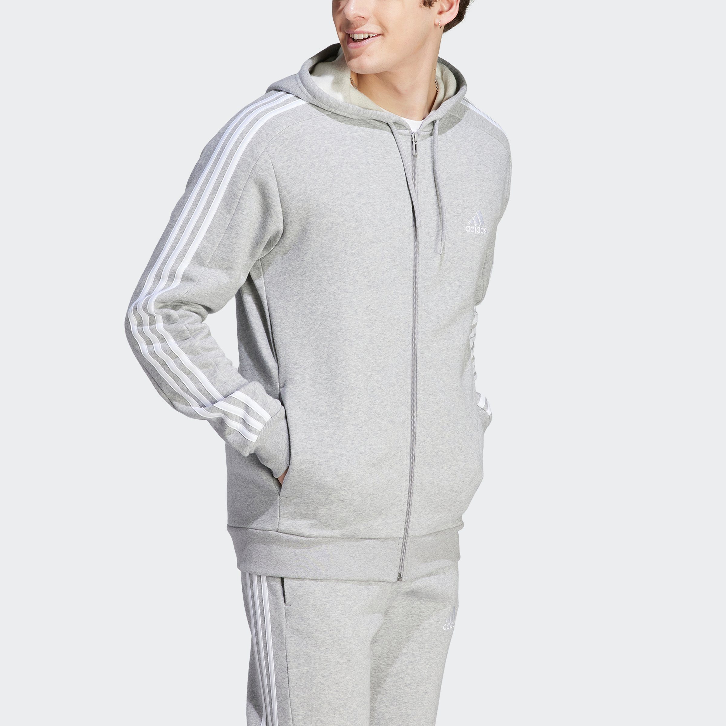 adidas Sportswear Kapuzensweatjacke ESSENTIALS 3STREIFEN KAPUZENJACKE günstig online kaufen